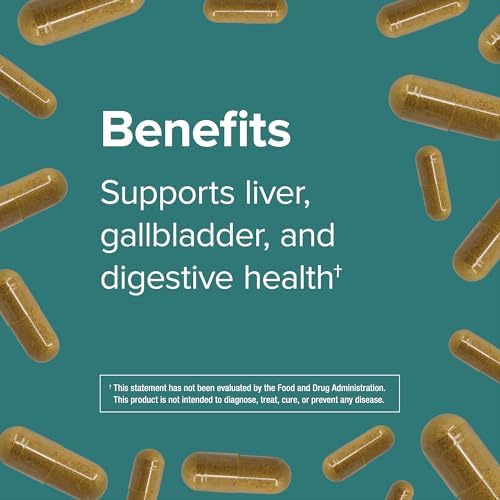 Webber Naturals Suplemento Detoxificador Hepático con Silymarina, Alcachofa, Cúrcuma y Extracto de Raíz de Diente de León, 90 Cápsulas - imagen 5