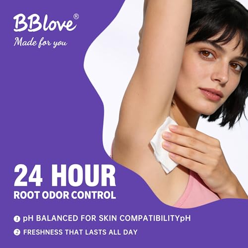 Toallitas Corporales BBlove Acidificadas - Control de Olores 24H, pH Balanceado para Axilas y Cuerpo, Sin Aluminio, Fórmula Amigable con la Piel, 80 - imagen 4