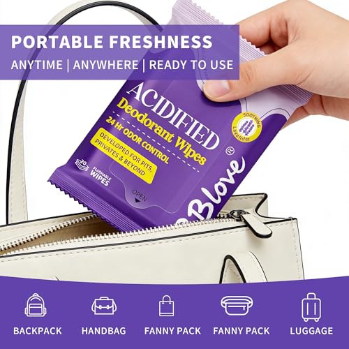 Toallitas Corporales BBlove Acidificadas - Control de Olores 24H, pH Balanceado para Axilas y Cuerpo, Sin Aluminio, Fórmula Amigable con la Piel, 80 - imagen 6