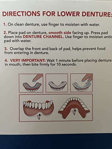 Pads Adhesivos para Dentaduras Bondezz | Dentadura Superior | Paquete de 30 | Ajuste Seguro y Cómodo | Sin Pegamento | Succión Todo el Día | - imagen 3