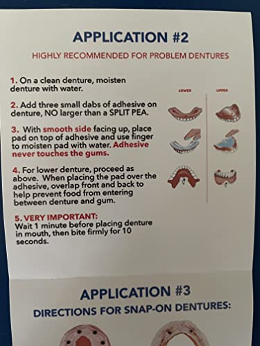 Pads Adhesivos para Dentaduras Bondezz | Dentadura Superior | Paquete de 30 | Ajuste Seguro y Cómodo | Sin Pegamento | Succión Todo el Día | - imagen 4