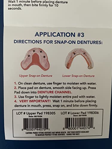 Pads Adhesivos para Dentaduras Bondezz | Dentadura Superior | Paquete de 30 | Ajuste Seguro y Cómodo | Sin Pegamento | Succión Todo el Día | - imagen 5
