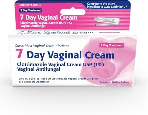 Crema Vaginal Clotrimazol USP 1% 7 Días 1.5 Oz (45g) Tratamiento para Infección por Hongos, Crema Antipruriginosa Femenina para Picazón e Irritación - imagen 1