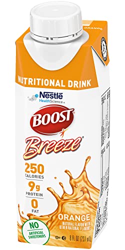 Bebida Nutricional Boost Breeze (8 Fl Oz, Paquete de 3, Sabor Naranja) - imagen 6