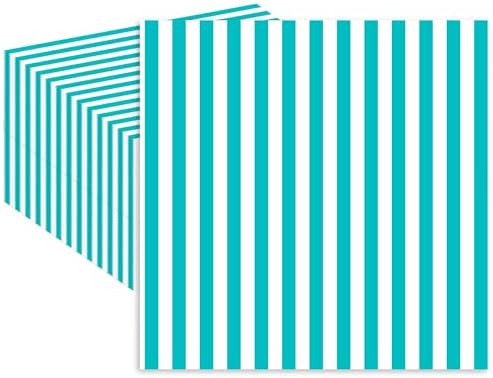 Servilletas de Papel Rosa Claro Stxy (45 piezas, tinta sin sangrado) desechables para cena, rayadas, ideales para baby shower, color pastel blush y - imagen 7