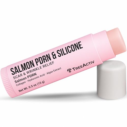Bálsamo de Silicona para Cicatrices Ligero con PDRN de Salmón, Ácido Hialurónico y Extracto de Algas, 0.5 oz - Cuidado Fácil para una Piel más Suave - imagen 1