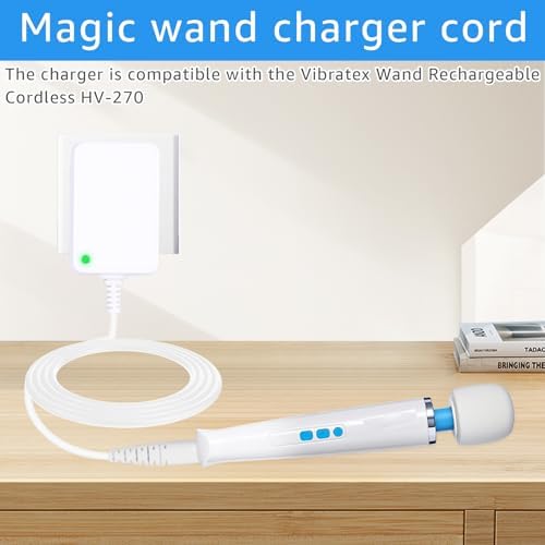 Cargador SigeIy HV-270 Reemplazo Compatible con Masajeador Inalámbrico Hitachi Magic Wand HV-270 Adaptador de Energía Recargable - imagen 6