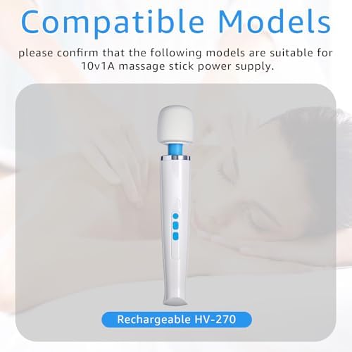 Cargador SigeIy HV-270 Reemplazo Compatible con Masajeador Inalámbrico Hitachi Magic Wand HV-270 Adaptador de Energía Recargable - imagen 7