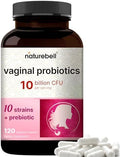 NatureBell Probióticos Vaginales para Mujeres, 10 Mil Millones CFU, 120 Cápsulas Veganas | Mezcla de Probióticos y Prebióticos – Suplemento de - imagen 1