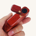 Pipa de Tabaco Clásica ANCKSNM Roja, Hecha a Mano de Madera de Rosa, con Bolsa de Regalo Negra y Accesorios - imagen 1