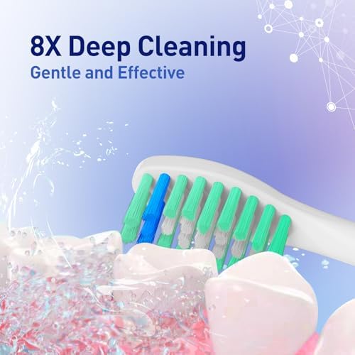 Cabezas de cepillo de repuesto compatibles con Philips Sonicare HX7022 HX7023 Essence E-Series - Refills para HX5610, 6 piezas - imagen 4
