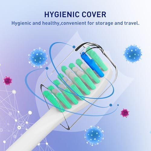 Cabezas de cepillo de repuesto compatibles con Philips Sonicare HX7022 HX7023 Essence E-Series - Refills para HX5610, 6 piezas - imagen 6
