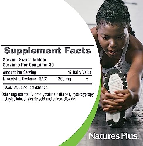 NaturesPlus PRO NAC 1200 mg - 60 Tabletas - Esencial para Reponer Glutatión - Sin OGM, Vegano y Libre de Gluten - 30 Porciones - imagen 4