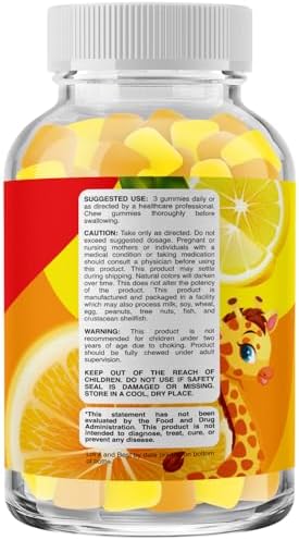 Gomitas Omega y DHA para Niños - Ácidos Grasos Omega 3 6 9 con Vitamina C para la Visión - DHA Nutricional para un Sistema Nervioso Saludable - Sin - imagen 2