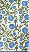 Servilletas desechables Stxy de 3 capas con diseño de granada (45 piezas) en verde, azul y blanco, tinta no tóxica, ideales para baño y decoración. - imagen 1