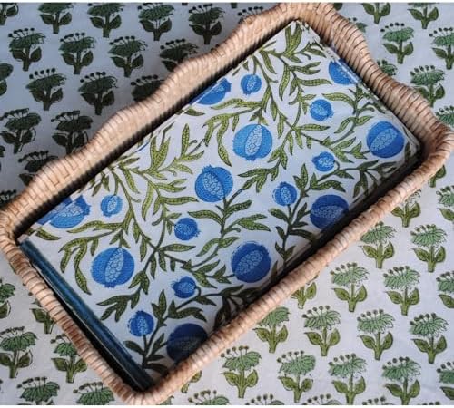 Servilletas desechables Stxy de 3 capas con diseño de granada (45 piezas) en verde, azul y blanco, tinta no tóxica, ideales para baño y decoración. - imagen 3