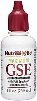 NutriBiotic – GSE Máximo, 1 Oz Líquido | Extracto de Semilla de Pomelo Concentrado Premium con Bioflavonoides | Alta Potencia, Vegano, Sin Gluten y - imagen 1