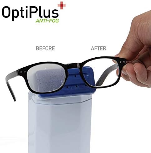 Spray Limpiador Antivaho OptiPlus con Paño de Microfibra Doble | Limpiador Sin Rayas y Spray Antivaho para Lentes, Pantallas de Laptops, Smartphones, - imagen 5