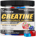 Gomitas de Creatina VITARENEW 120 piezas - Sabor Sandía y Arándano, 5000mg Creatina Monohidratada con BCAA, L-Taurina y Electrolitos para Crecimiento - imagen 1