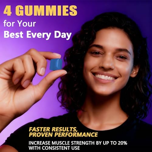 Gomitas de Creatina VITARENEW 120 piezas - Sabor Sandía y Arándano, 5000mg Creatina Monohidratada con BCAA, L-Taurina y Electrolitos para Crecimiento - imagen 7