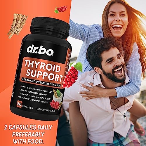 Suplemento de Apoyo a la Tiroides para Mujeres y Hombres - Mejora Natural del Metabolismo, Ánimo y Energía con L-Tirosina, Selenio, Yodo, Zinc, Fucus - imagen 6