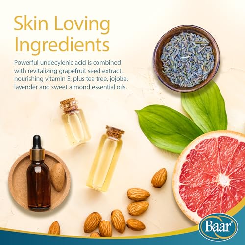 Solución Líquida Baar Products Toelieva +Plus, Máxima Fuerza para Uñas de Pies y Manos, 25% Ácido Undecilénico, Aceite de Árbol de Té, Aceite de - imagen 4