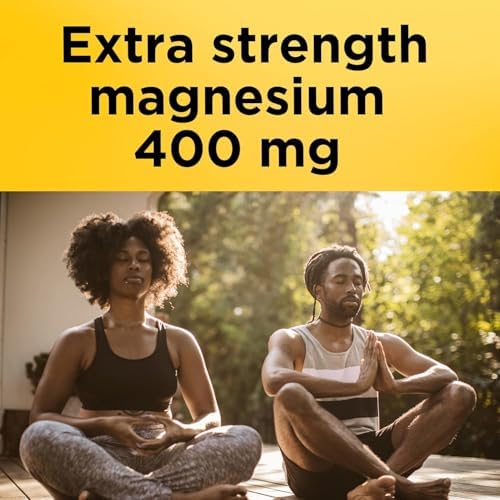 Nature Made Magnesio Oxido Extra Fuerte 400 mg, Suplemento Dietético para Soporte Muscular, Nervioso, Óseo y Cardiaco, 60 Softgels. - imagen 2