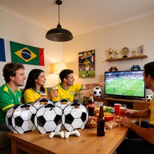 HRX Paquete de 18 Bolsas de Snack para Fútbol con Asas, Bolsas de Regalo para Eventos Deportivos, Cumpleaños y Fiestas de Equipo - imagen 5