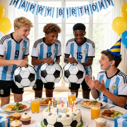 HRX Paquete de 18 Bolsas de Snack para Fútbol con Asas, Bolsas de Regalo para Eventos Deportivos, Cumpleaños y Fiestas de Equipo - imagen 6