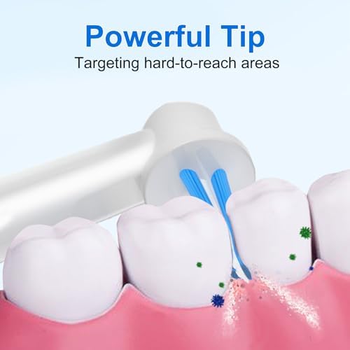 16 Piezas de Cabezales de Repuesto Interspace Compatibles con Cepillos de Dientes Eléctricos Oral B para Limpiar Espacios, Puentes e Implantes. - imagen 3