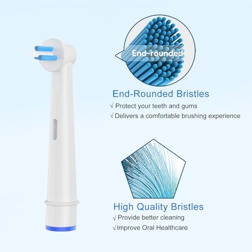 16 Piezas de Cabezales de Repuesto Interspace Compatibles con Cepillos de Dientes Eléctricos Oral B para Limpiar Espacios, Puentes e Implantes. - imagen 4