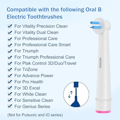 16 Piezas de Cabezales de Repuesto Interspace Compatibles con Cepillos de Dientes Eléctricos Oral B para Limpiar Espacios, Puentes e Implantes. - imagen 6