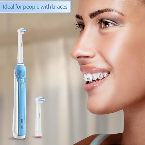 16 Piezas de Cabezales de Repuesto Interspace Compatibles con Cepillos de Dientes Eléctricos Oral B para Limpiar Espacios, Puentes e Implantes. - imagen 7