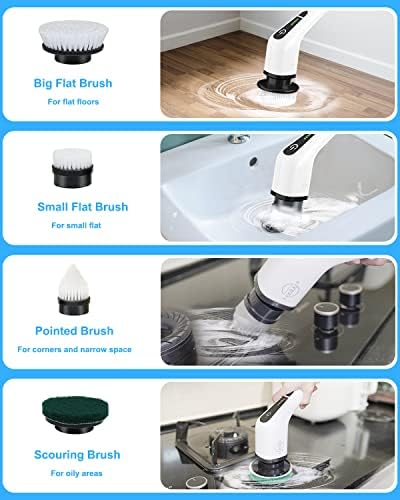 Cabezas de cepillo de repuesto Leebein ANS-8050, kit de 7 accesorios adicionales para cepillos eléctricos ANS-8050 y ANS-8051 8052 - Cepillo no - imagen 2