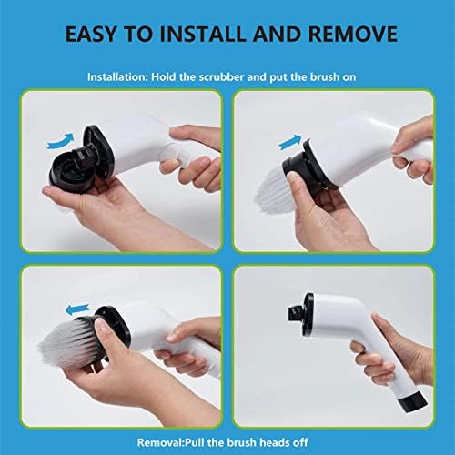 Cabezas de cepillo de repuesto Leebein ANS-8050, kit de 7 accesorios adicionales para cepillos eléctricos ANS-8050 y ANS-8051 8052 - Cepillo no - imagen 4