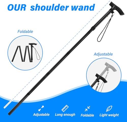 Varita Plegable para Hombro para Terapia Física y Rehabilitación de Manguito Rotador - Ligera, Portátil y Suficientemente Larga - Equipo de Ejercicio - imagen 2