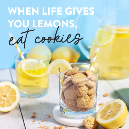 Galletas Mini de Limón HighKey - Snacks Bajos en Azúcar, Keto, Bajas en Carbohidratos, Sin Gluten, 6g de Proteína - Delicias de Almendra Sin Azúcar - imagen 7