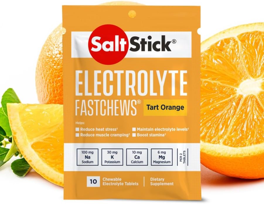 SaltStick Fastchews, Tabletas de Electrolitos para Rehidratación y Recuperación, 10 piezas, Paquete Variado de 4 para Atletas y Senderismo - imagen 4