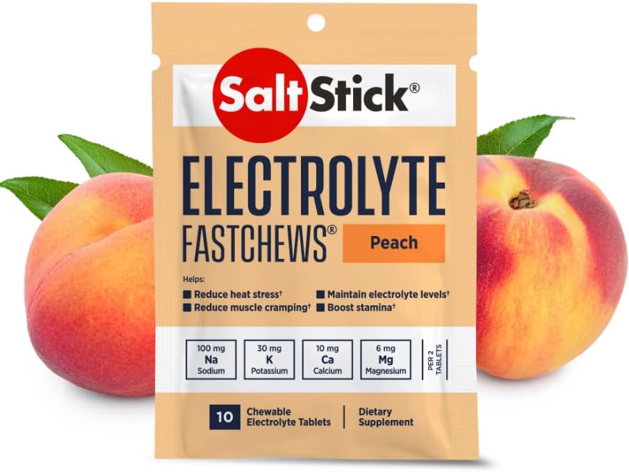 SaltStick Fastchews, Tabletas de Electrolitos para Rehidratación y Recuperación, 10 piezas, Paquete Variado de 4 para Atletas y Senderismo - imagen 5