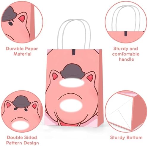 Bolsas de Regalo para Fiesta de 24PCS Wixuoe, Doble Cara, Temática de Juguetes de Caricatura, Ideal para Niños y Niñas en Cumpleaños - imagen 4