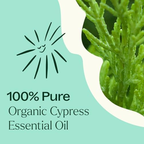 Aceite Esencial de Ciprés Orgánico Plant Therapy 10 mL (1/3 oz), 100% Puro, Sin Diluir, Aromaterapia Natural para Alivio de Congestión y Piel Clara - imagen 5