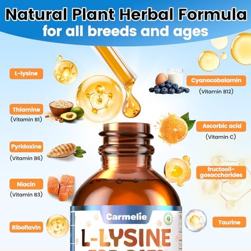 L-Lisina para Gatos - Apoyo Inmunológico y Respiratorio - Promueve la Salud Ocular, Reduce Estornudos y Moqueo - Sabor Pollo Asado, 60ML - imagen 4