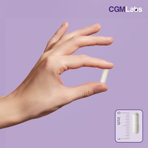 CGMLabs Magnesio Glicinato con Vitamina B6, 240mg Magnesio Elemental y 25mg B6, Alta Absorción para Sueño y Relajación Muscular, 120 Cápsulas Sin GMO - imagen 8
