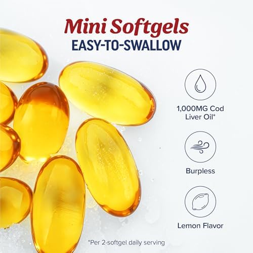 Aceite de Hígado de Bacalao en Softgels 1000MG | Omega 3 + Vitaminas A y D3 | Aceite de Bacalao Silvestre de Islandia | Suplemento EPA DHA Omega 3 - imagen 6