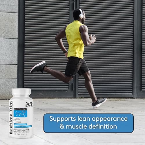 Youth & Tonic PM Suplemento Nocturno para Definición Muscular y Apariencia Delgada – Aminoácidos para Recuperación, Hombres y Mujeres, 30 Cápsulas - imagen 6