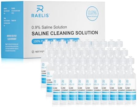 Solución Salina RAELIS, 150ml / 5.28 FL OZ, Solución Normal para Múltiples Usos en el Hogar, 5ml Cada Una, 30 por Caja - imagen 1