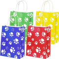 Capoda 24 Pzs Bolsas de Papel para Fiesta de Perros con Asa 8.7 x 6.3 x 3.2 Pulgadas en Rojo, Verde, Amarillo y Azul, Sorpresas para Cumpleaños de - imagen 1