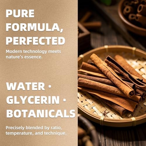 Extracto Líquido de Canela de Ceilán HUXINSK | Cinnamomum Zeylanicum Puro | Apoya un Metabolismo Saludable | Tinción Vegana Sin Alcohol, 60ml - imagen 6