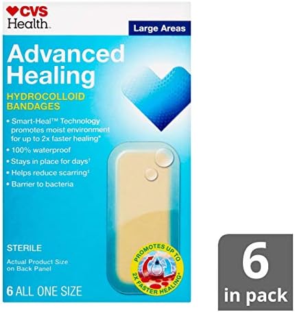 Curitas Hidrocoloides Avanzadas CVS Health para Áreas Grandes - imagen 6