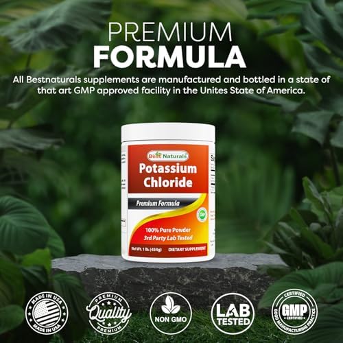 Potasio Cloruro en Polvo Puro Best Naturals 1 Libra - imagen 5